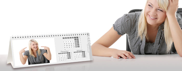 12 x 4 Desktop Calendar