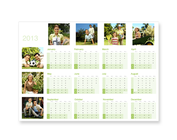 A3 LANDSCAPE YEAR PLANNER