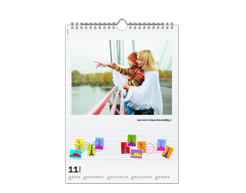 A3 Wall Appointment Calendar