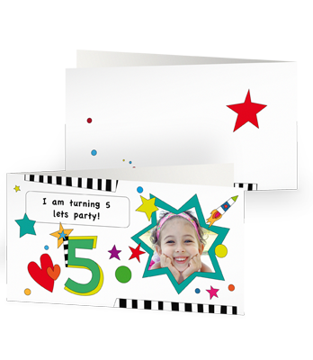 XL GREETING CARD, LONG FOLD