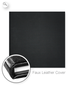 Cover: Faux leather black