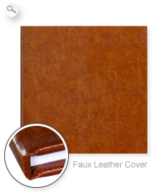 Cover: Faux leather brown