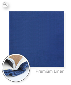 Cover: Premium linen blue