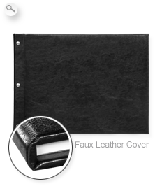 Cover: Faux leather black