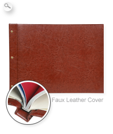 Cover: Faux leather brown