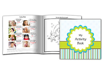 My Activity Book, Girl (8X8)