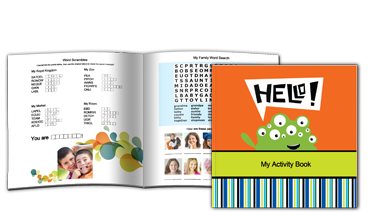Hello! Activity Book, Boy (8X8)